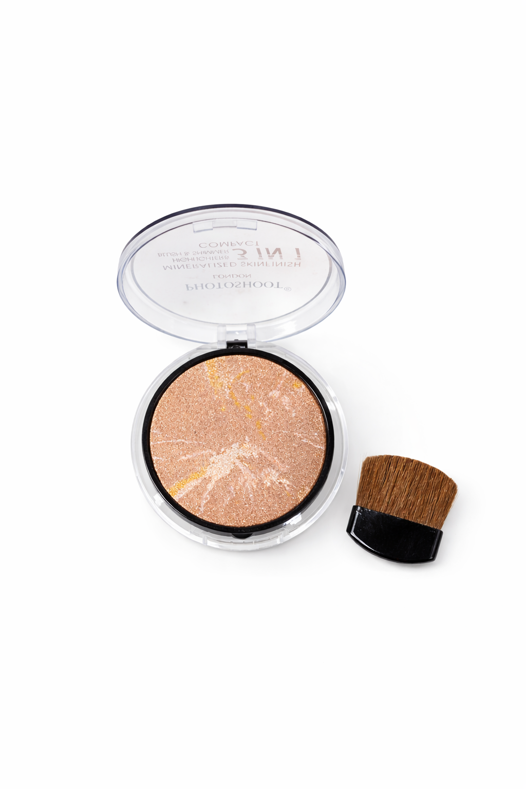 Photoshoot London Mineralized Skinfinish 3-in-1 Highlighter, Blush & Shimmer Compact