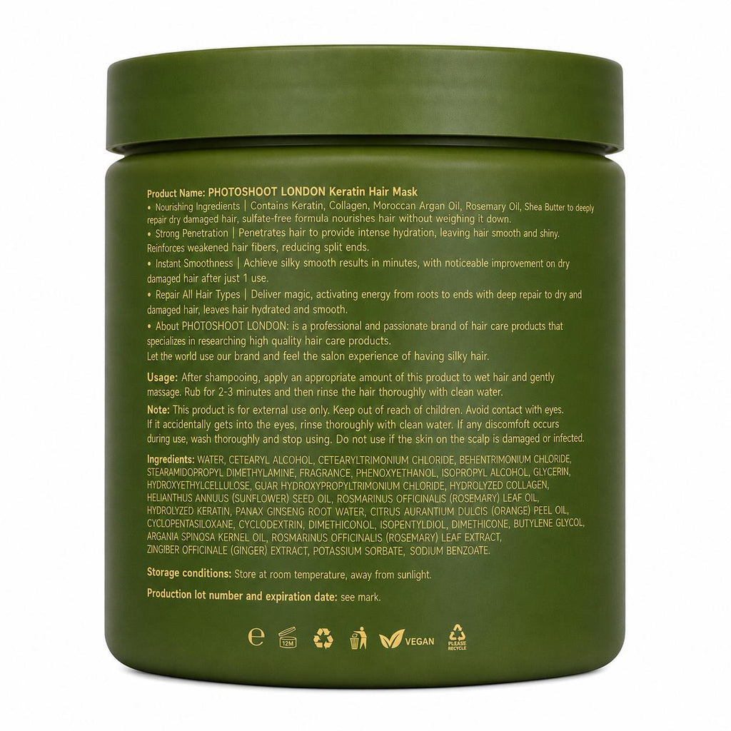 Photoshoot London Keratin + Collagen Hair Mask