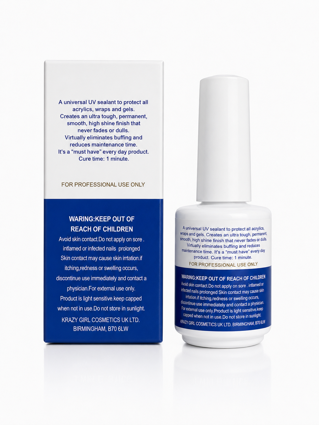 Photoshoot London High Shine UV/LED Gel Top Coat - 14ml