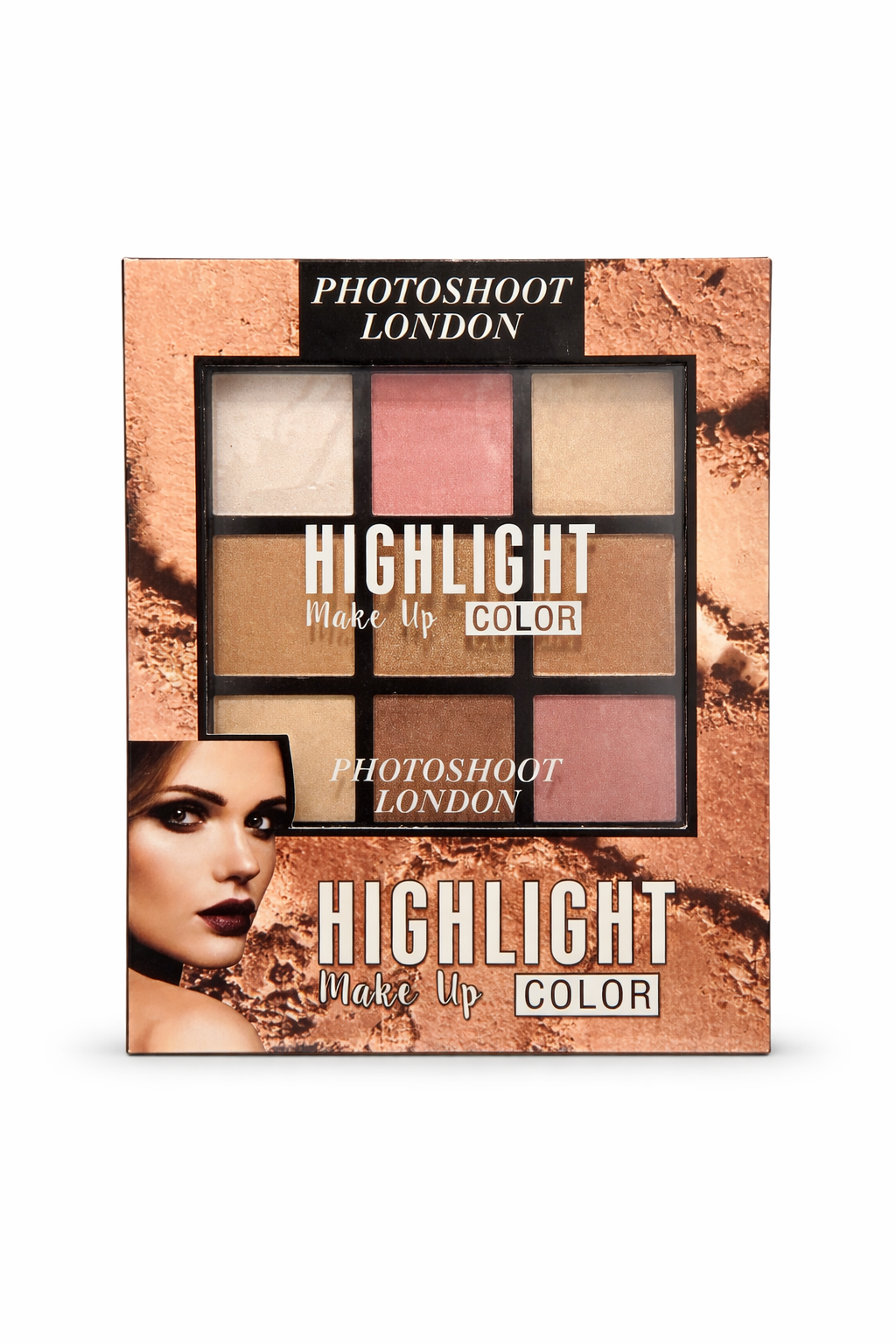 Photoshoot London Highlight Makeup Color Palette