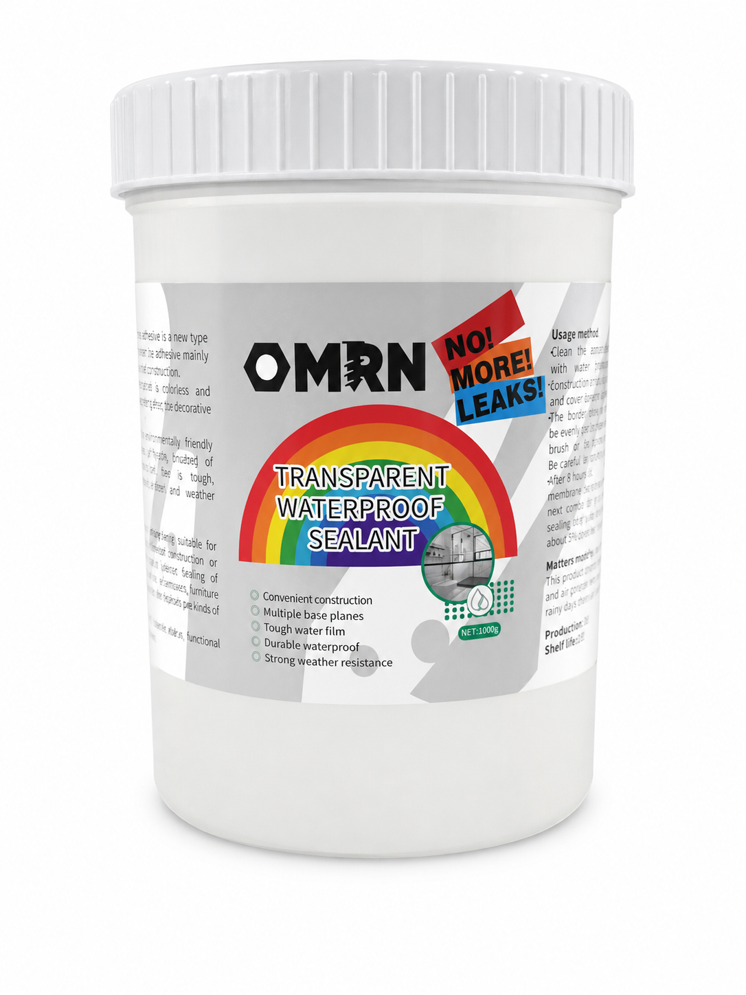 OMRN Transparent Waterproof Sealant - 1000g