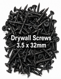 OMRN Drywall Black Screws 3.5 x 32mm - 3.5 x 40mm