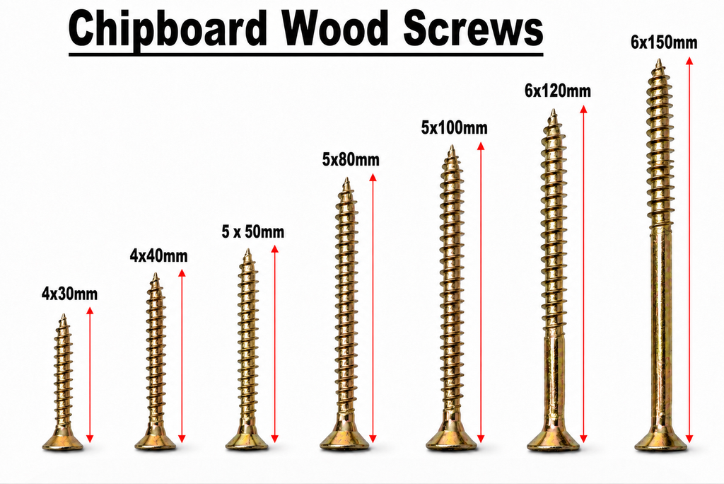 OMRN Chipboard Wood Screws
