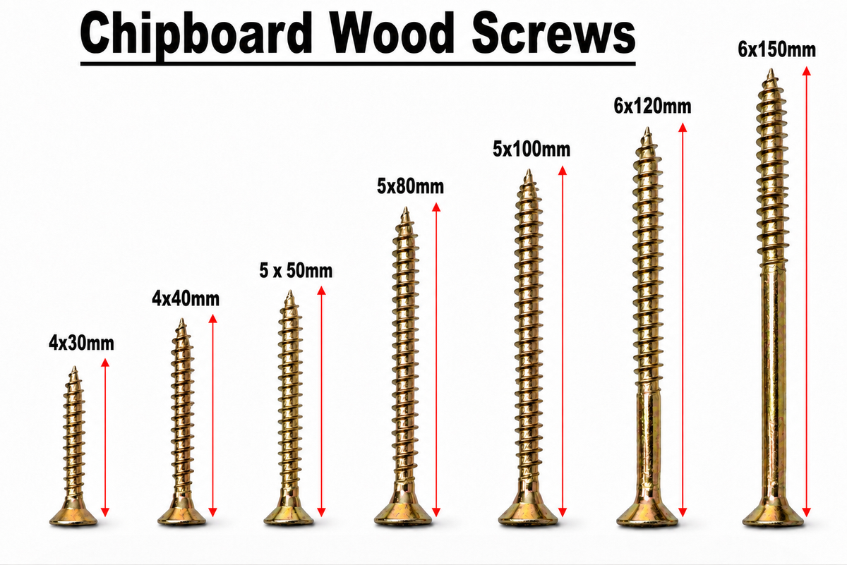 OMRN Chipboard Wood Screws