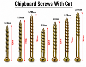 OMRN Chipboard Wood Screws With Cut
