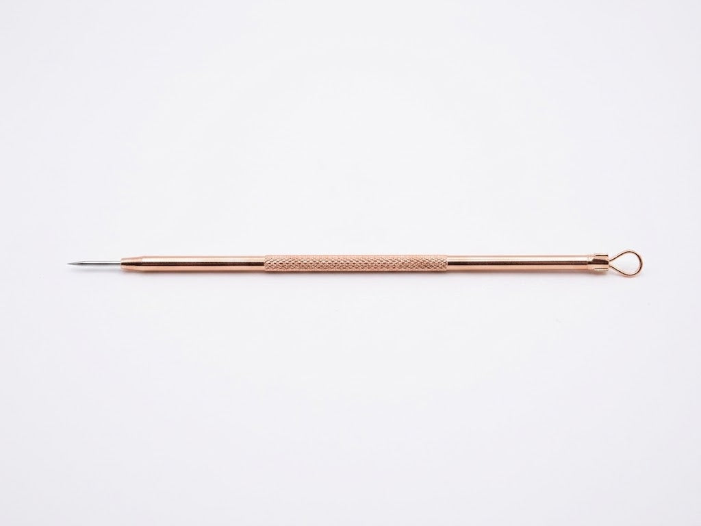 Dual-Ended Rose Gold Extractor Tool